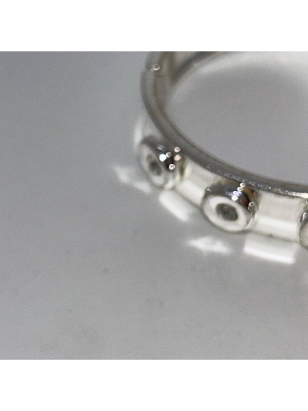 Robert Lee Morris RLM Soho Silver-Tone Hinged Bracelet Round Crystal Accents - Picture 3 of 11